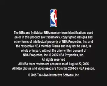 NBA 2K6 (USA) screen shot game playing